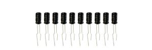 Tams Elektronik, Elko, radial, 100 µF, 35 V, 6,3x11 mm, RM 2,5, 10-er Pack, 84-43204-10